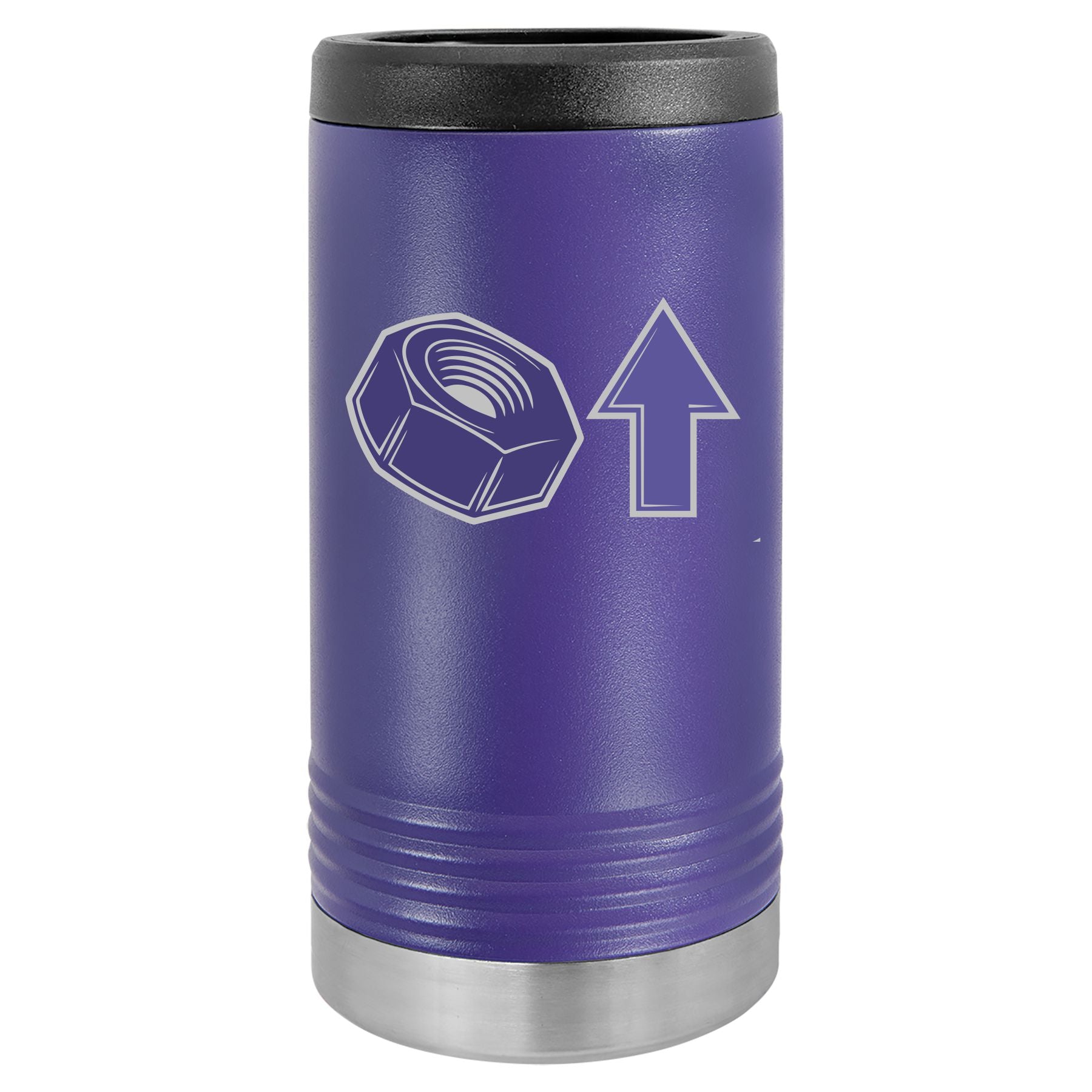 Koozie-stainless steel vacuum insulated beer can cooler